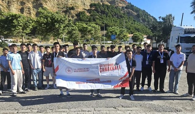 Kamanlı gençler Çanakkale’de tarih yolculuğuna çıktı