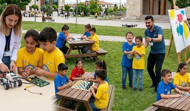 Kırşehir’de çocuklar için bilim ve eğlence dolu yaz kampı
