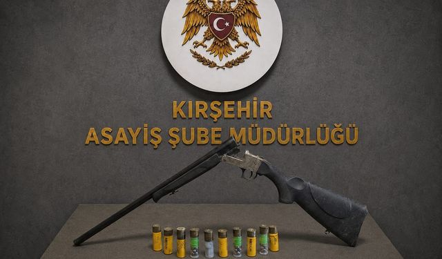 Polisten Kaçamadılar: Pompalı Tüfek ve Mühimmat Ele Geçirildi