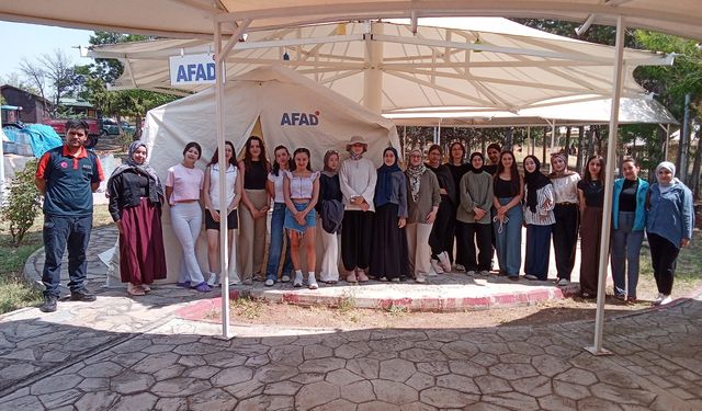 Ahi Evran Gençlik Kampı'nda Afet Seferberliği Başladı