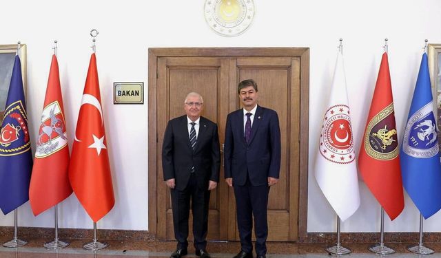 Ankara'da Kırşehir zirvesi! MKE KBRN Fabrikası Bakan Güler ile görüşüldü