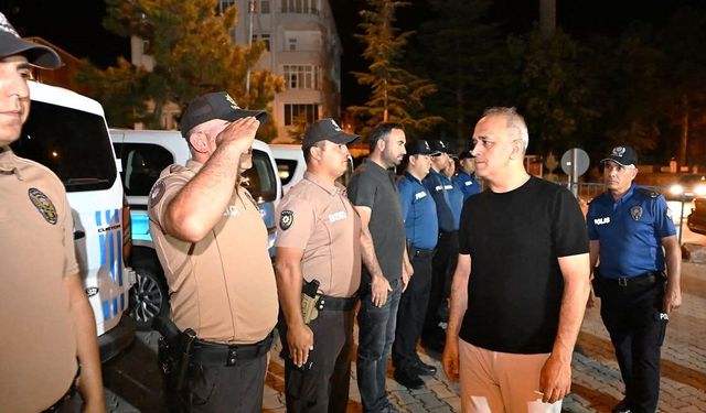 Emniyet Müdürü Görücü, ilçelerdeki çalışmaları yerinde gördü