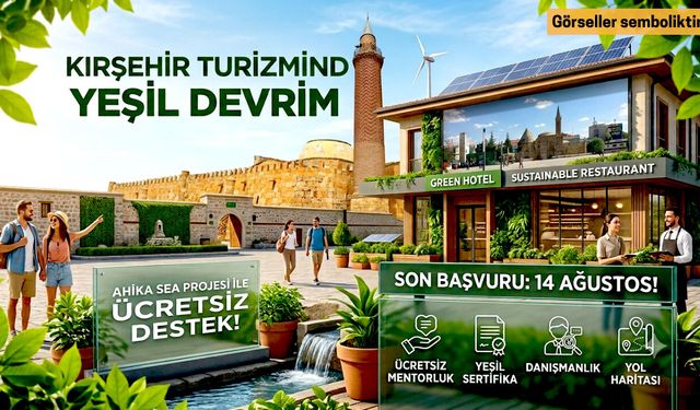 Kırşehir turizminde yeşil devrim: Son başvuru tarihi 14 Ağustos!