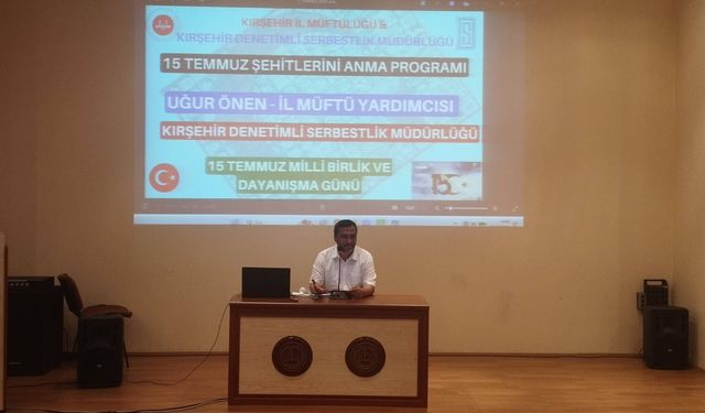 Kırşehir'de 15 Temmuz Anma Etkinlikleri Devam Ediyor