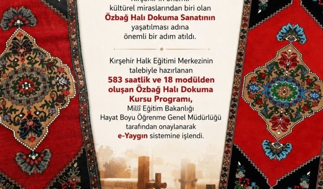 Kırşehir’in asırlık mirası geleceğe taşınıyor