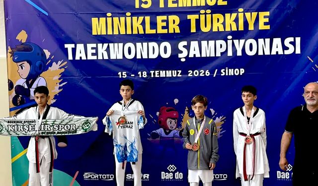 Kırşehir’in gururu Köysüren Türkiye ikincisi oldu