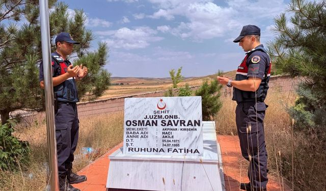 Şehitlerin Emanetine Jandarma Sahip Çıkıyor