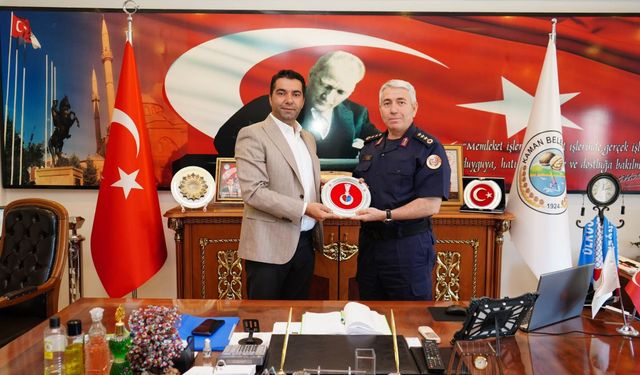 İl Jandarma Komutanı Albay Yıldırım Kaman’da