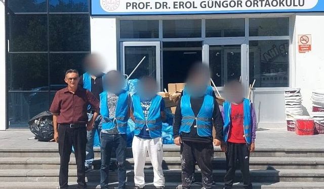 Prof. Dr. Erol Güngör Okulu Pırıl Pırıl Oldu