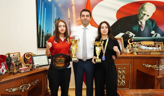 Başkan Emre Demirci, Türkiye Şampiyonu Sporcuları Ağırladı