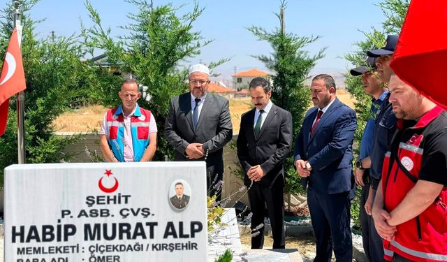 Çiçekdağı’nda Şehit Habip Murat Alp Unutulmadı