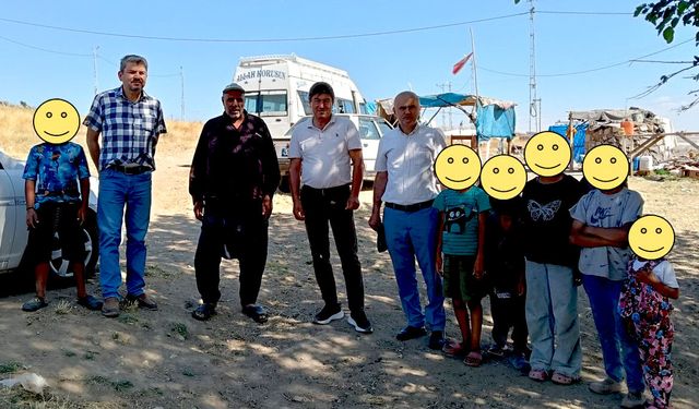Çocukların eğitimi için sahaya indiler