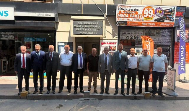 Kırşehirli Başkan Bahamettin Öztürk’ün de Yer Aldığı TESK Heyeti Kırıkkale’de