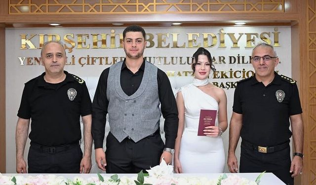 Kırşehir Emniyet teşkilatında mutlu gün