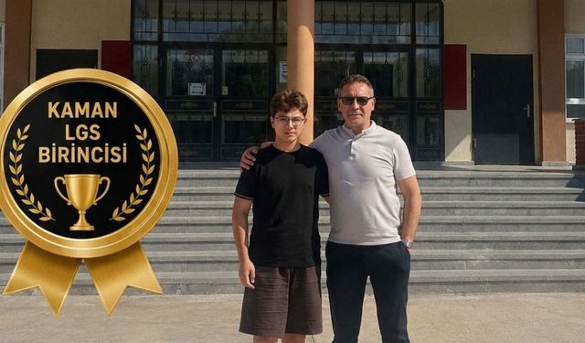 Kırşehir Kaman’ın LGS Gururu Alperen Kaan Güzelküçük Fen Lisesini Kazandı