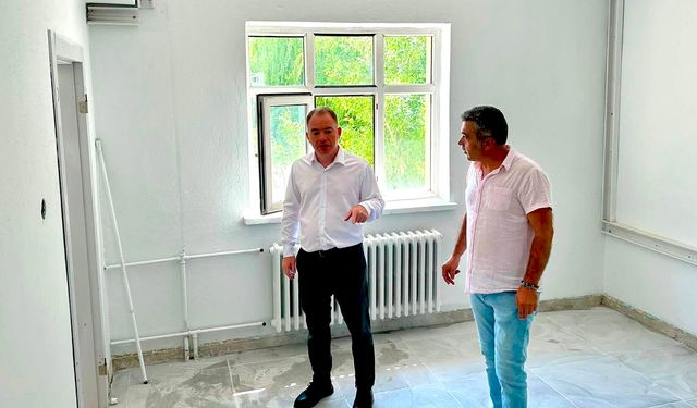 Kırşehir Özel Eğitim Meslek Okulu’nda yenileme mesaisi!