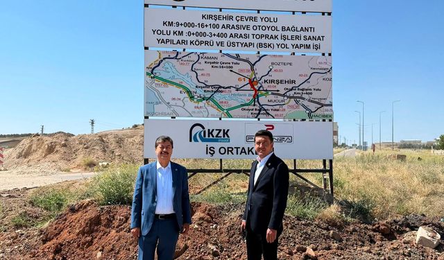 Kırşehir trafiğini rahatlatacak proje yerinde incelendi
