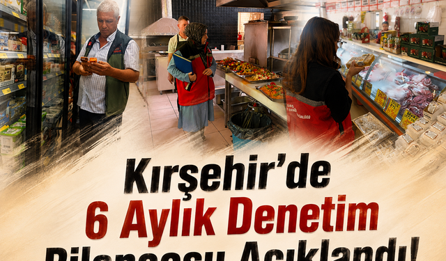 Kırşehir’de 6 Aylık Denetim Bilançosu Açıklandı!