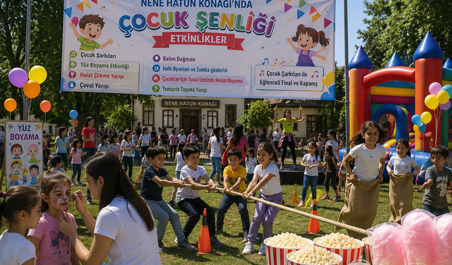 Kırşehir’de çocuklar Nene Hatun Konağı’nda şenlikte buluşacak