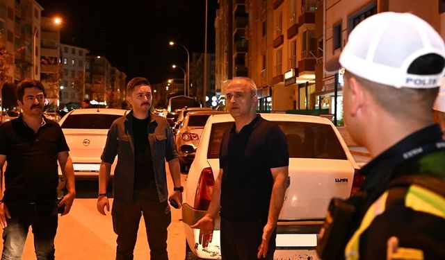 Kırşehir'de emniyetten sıkı denetim: İl Emniyet Müdürü Dr. Mesut Görücü sahada!