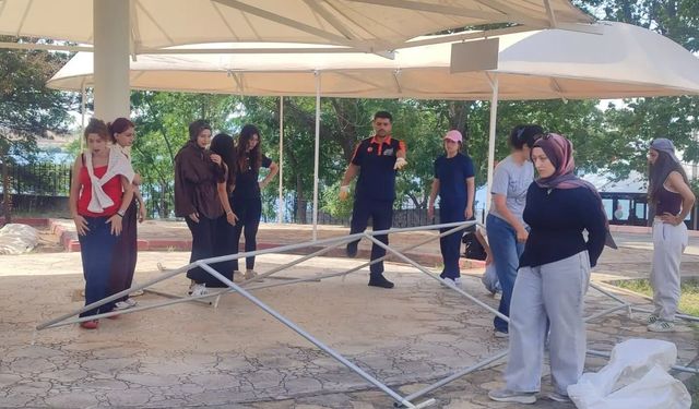 Kırşehir’de gençlere afet öncesi, sırası ve sonrası için eğitim verildi