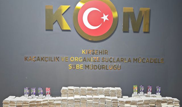 Kırşehir’de kaçakçılık operasyonu