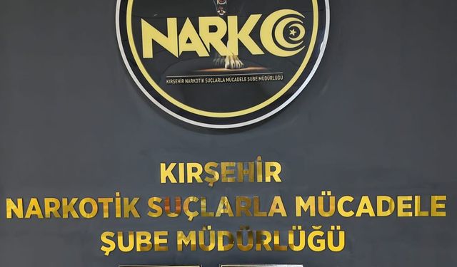 Kırşehir'de şüpheli araçtan yabancı madde çıktı!
