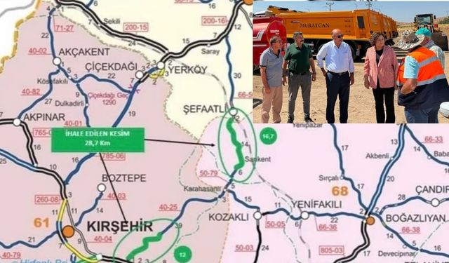 Kırşehir’de yıllardır beklenen yol projesinde yeni aşama!