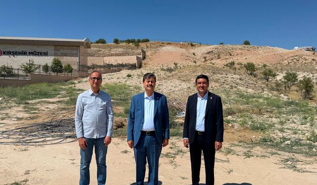 Kırşehir’e yapılacak PEKOM hizmet binası için yerinde inceleme