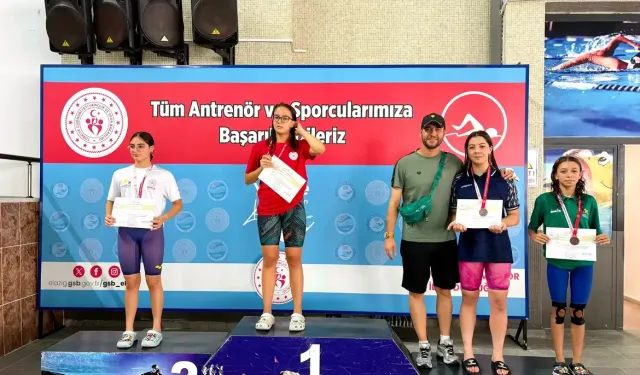 Kırşehirli yüzücü Sezin Solak Türkiye finalinden dereceyle döndü