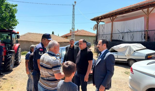 Köy sakinleri taleplerini doğrudan iletti