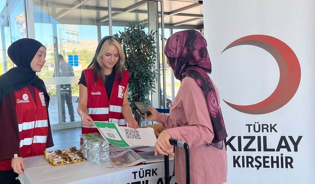 Kızılay'dan Öğrencilere Sıcak Karşılama