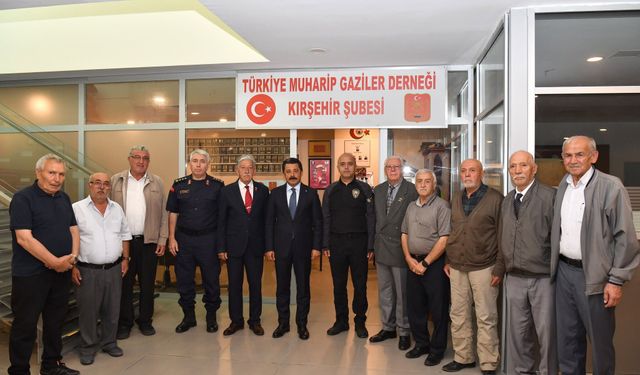 Kırşehir Protokolü Kahraman Gazilerle Bir Araya Geldi