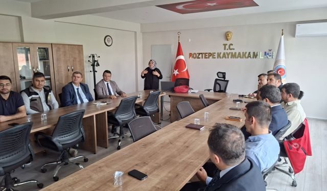 AFAD’dan Boztepe Kaymakamlığı’nda Afet Eğitimi