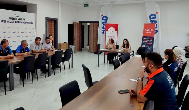 AFAD, Aile İl Müdürlüğü ve KADEM iş birliği yaptı, eğitimler başladı