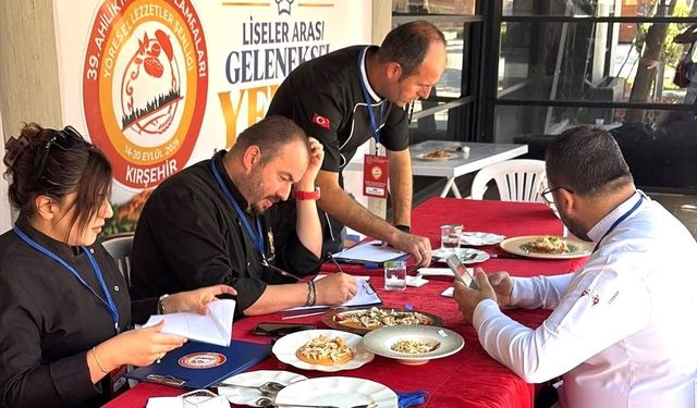 Ahilik Haftası’nda genç aşçılar Kırşehir’de yöresel lezzetler için yarıştı