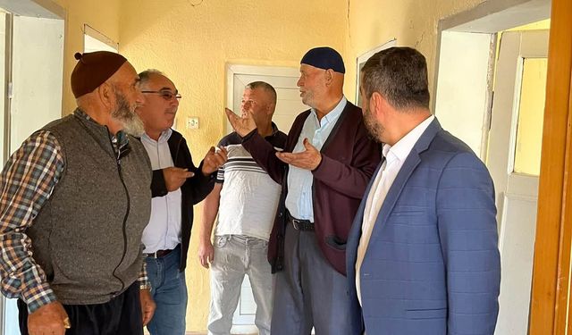 Akçakent’te cami lojmanının eksikleri mercek altında