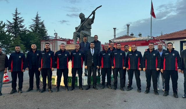 Başkan Demirci itfaiye ekipleriyle buluştu