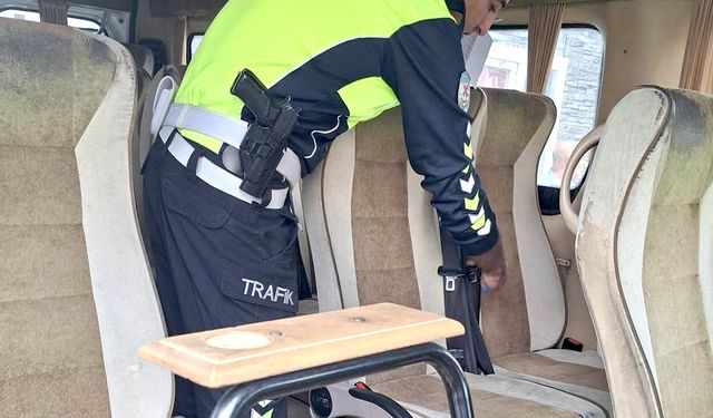 Çiçekdağı’nda öğrenci servislerine sıkı denetim