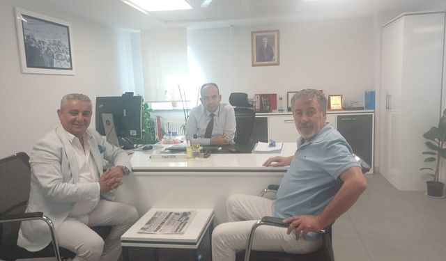 Halkbank Müdürü Yusuf Gök’e Ziyaret
