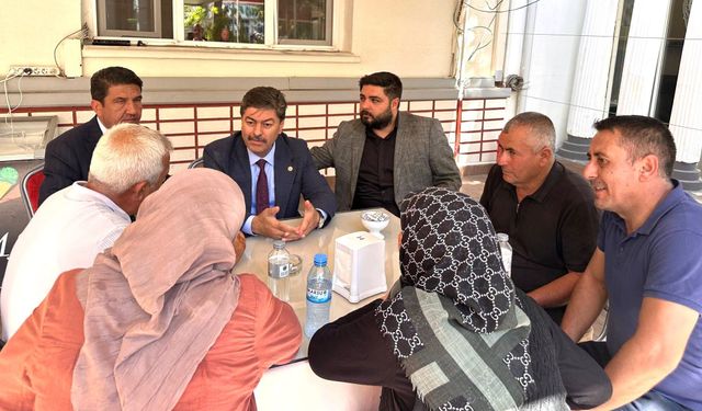 Erkan, Kırşehir’de vatandaşların taleplerini dinledi