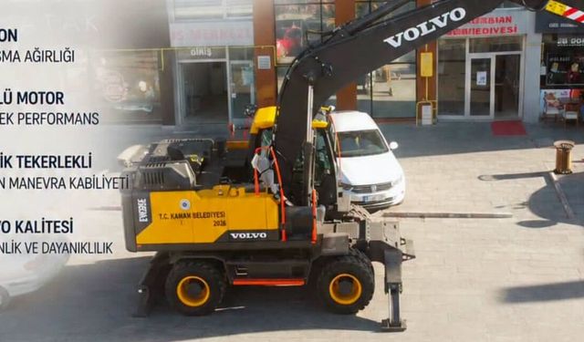 22 Tonluk Yeni Ekskavatör İlçeye Kazandırıldı