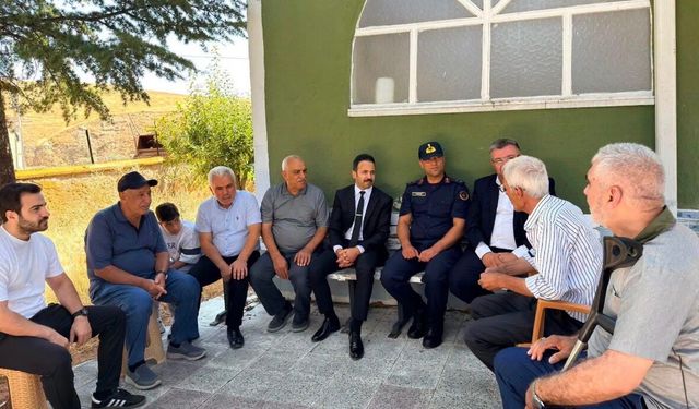 Çiçekdağı Kaymakamı Öğüt, Baraklı Köyü’nü Ziyaret Etti