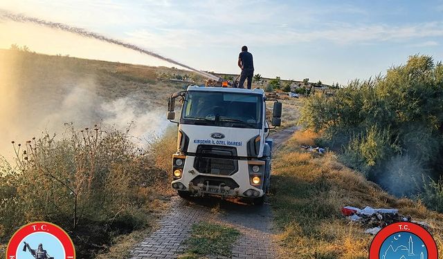 İl Özel İdaresi Yangına Geçit Vermedi