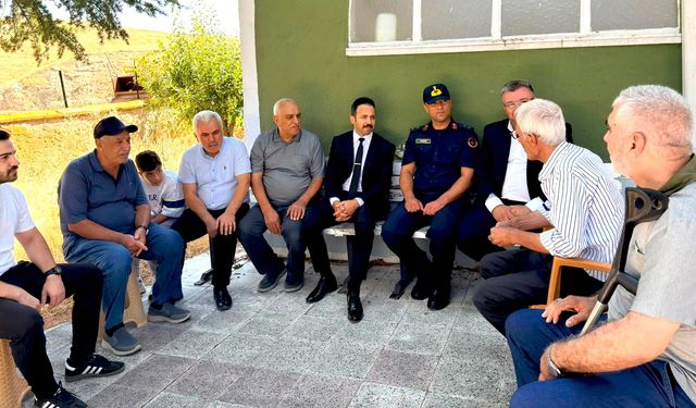 Kaymakam Öğüt, Baraklı Köyü’nde vatandaşlarla buluştu
