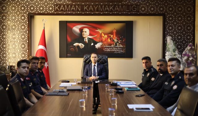 Kırşehir Kaman’da asayiş ve güvenlik toplantısı gerçekleştirildi