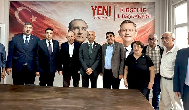 Kırşehir’de YENİ Parti heyetinin gündemi yoğun: Tarım, ekonomi ve esnaf masada