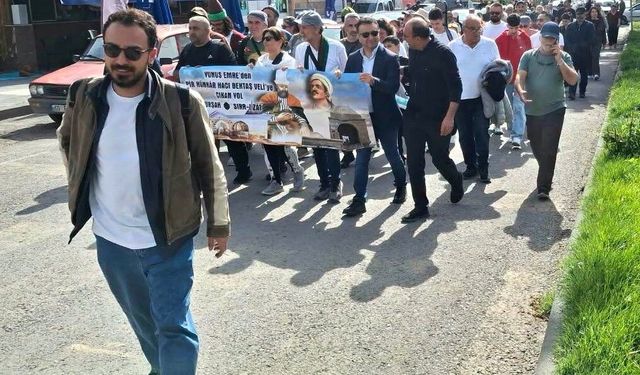 Kırşehir'den Hacıbektaş'a gönül yürüyüşü: 'Yunus'tan Hünkâr'a' geleneği 8. kez yaşatıldı