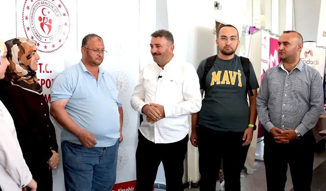 Kırşehir’e gelen öğrencilere sıcak karşılama