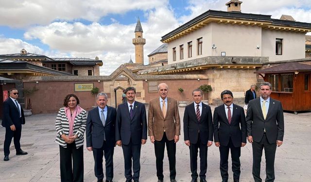 TBMM Başkanı Numan Kurtulmuş Kırşehir için Nevşehir’de karşılandı